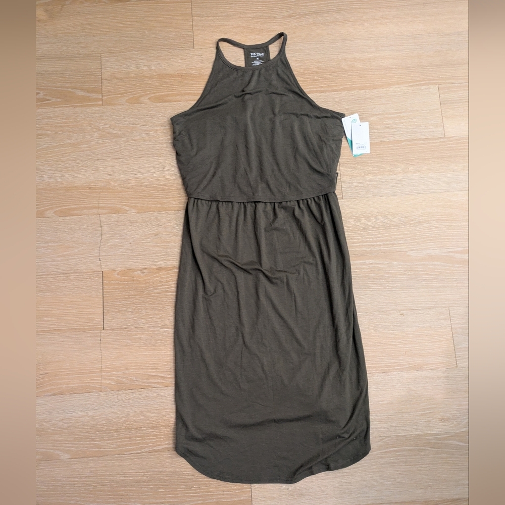 Tek Gear Forest Green Midi Dress - Picture 6 of 16